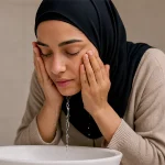 حکم شرعی وضو بعد از کاشت ابرو